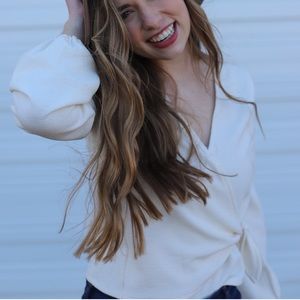 Madewell Off-White Blouse